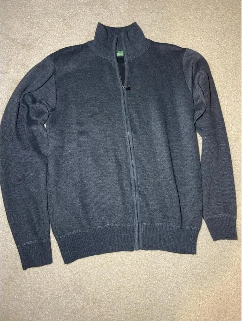 Stillwater Supply Co. grey zip up sweater